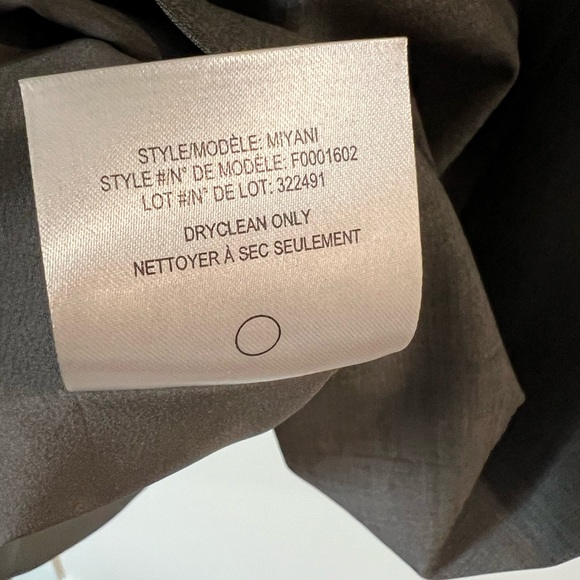 🩶Theory Miyani Split Front Dress In Sevona Stretch Wool (Size 0) - Picture 15 of 16